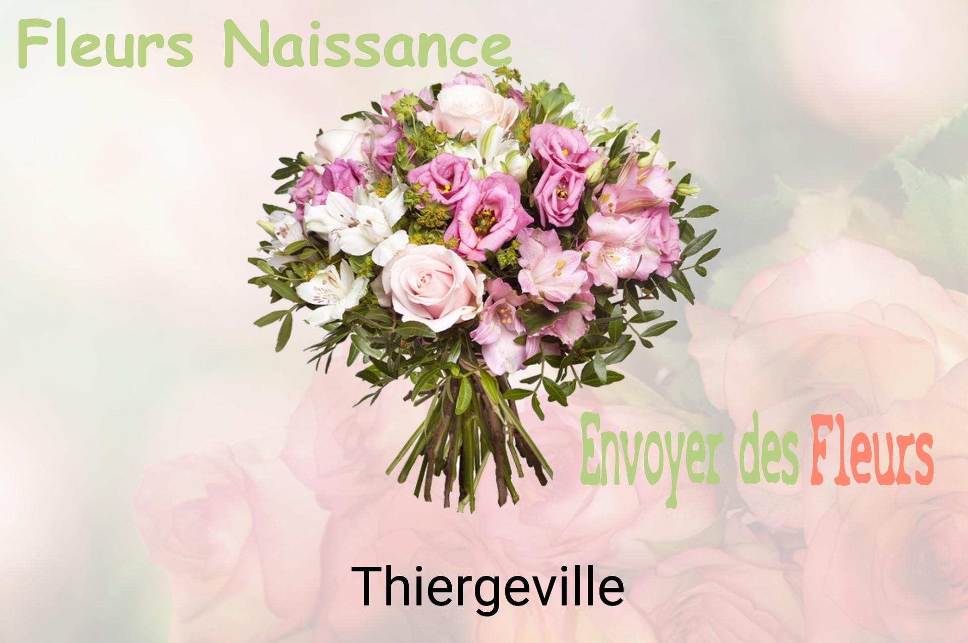 Bouquet de fleurs de naissance livré à Thiergeville